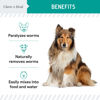 Picture of Dog and Cat Dewormer - 12 oz of Wormer Liquid to Paralyze and Expel Roundworms - Kitten and Puppy Dewormer