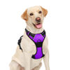 Picture of BARKBAY No Pull Dog Harness Large Step in Reflective Dog Harness with Front Clip and Easy Control Handle for Walking Training Running(Purple,L)