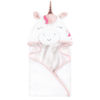 Picture of Hudson Baby Unisex Baby Cotton Animal Face Hooded Towel, Rose Unicorn, One Size