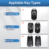 Picture of YO&YOYE for Buick Key Fob Cover with Keychain, Soft TPU Key Case Protection Fit for Buick Encore Enclave Envision