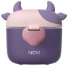 Picture of NCVI Baby Formula Dispenser On The Go, Formula Container to Go, Formula Holder for Travel, Outdoor Picnic with Baby Infant, Portable Container for Milk Powder, Snacks, Candy, Fruits (Purple)