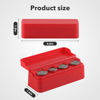 Picture of SINGARO Coin Holder for Car, Coin Change Organizer Compatible with Coins of Different Sizes, Dash-Mounted Holder Suitable for Most Cars, Trucks(Red)