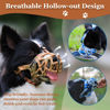 Picture of Dog Muzzle, Breathable Basket Muzzles for Small, Medium, Large and X-Large Dogs, Stop Biting, Barking and Chewing, Best for Aggressive Dogs