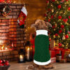 Picture of GOYOSWA Dog Christmas Sweater Knitted Turtleneck Dog Sweater Warm Christmas Dog Outfit Clothes for Small Medium Large Dogs Pets (Green, Medium)