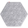 Picture of Hexagon Playpen Mat Compatible with Bend River Baby Playpen, Hexagon Playpen Mat, Non Slip and Cushion Play Mat Grey with Star Print