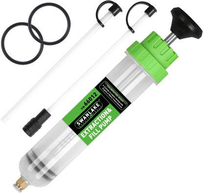 Picture of SWANLAKE 200cc Fluid Extractor, Extraction&Fill Pump,Fluid Syringe Pump Manual Suction Vacuum Fuel Car Transfer