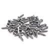 Picture of SAPHUE 50pcs Acoustic Electric Guitar Tuning Pegs Screws,Bass Guitar Machine Heads Mounting Screws for Electric/Acoustic Guitar Bass (Chrome, 2 * 11mm)
