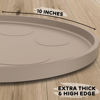 Picture of PetHappily Dog Food Mat Round - 0.55” Raised Edges Dog Mat for Food and Water Prevent Spill, Waterproof Cat Food Mat Protect Floor, Dog Bowl Mats for Food and Water, Silicone Pet Food Mat with E-Book