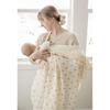 Picture of Konssy 3 Pack Muslin Swaddle Blankets for Unisex, Newborn Receiving Blanket, Large 47 x 47 inches, Soft Breathable Muslin Baby Swaddles for Boys & Girls