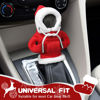Picture of Kutyun 2PCS Christmas Car Shift Knob Hoodie Cover, Funny Hoodie Car Gear Shift Cover, Interior Accessories Christmas Car Decor Gear Shift Knob Cover for Manual/Automatic Shift Knob
