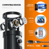 Picture of SwaykTech Studio Recording Microphone Isolation Shield with Pop Filter and Metal Tripod Stand, Studio Mic to PC Laptop Smartphone, Music Microphone for Recording Singing Podcasting