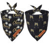 Picture of Realeaf New Year Dog Bandanas 2 Pack, Cheers to The New Year Dog Scarf for Boy and Girl, Premium Durable Fabric, Holiday Bandana for Large and Extra Large Dogs Cats Pets (X-Large)