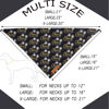 Picture of Realeaf New Year Dog Bandanas 2 Pack, Cheers to The New Year Dog Scarf for Boy and Girl, Premium Durable Fabric, Holiday Bandana for Large and Extra Large Dogs Cats Pets (X-Large)