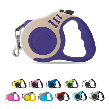 Picture of LIEVUIKEN Retractable Dog Leash Automatic Telescopic Tractor Dog Tape, Pet Tape 10/16 FT Durable and Convenient, with Non-Slip Handle, Suitable for Small and Medium-Sized Dogs