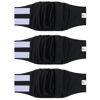 Picture of CuteBone Dog Diapers Male Washable Belly Band for Male Dogs Wraps Black 3pcs a Pack DM44M