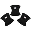 Picture of CuteBone Dog Diapers Male Washable Belly Band for Male Dogs Wraps Black 3pcs a Pack DM44M