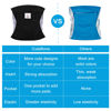 Picture of CuteBone Dog Diapers Male Washable Belly Band for Male Dogs Wraps Black 3pcs a Pack DM44M