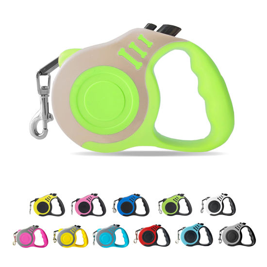 Picture of LIEVUIKEN Retractable Dog Leash Automatic Telescopic Tractor Dog Tape, Pet Tape 10/16 FT Durable and Convenient, with Non-Slip Handle, Suitable for Small and Medium-Sized Dogs