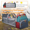 Picture of Astro alan Baby Diaper Bags with Changing Station, Waterproof Diaper Bag Backpack for Moms Dads with USB Charging Port, Baby Shower Gifts, Large Capacity diaper backpack, Red-Green-Blue