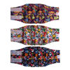 Picture of CuteBone Dog Diapers Male Washable Belly Band for Male Dogs Wraps Black 3pcs a Pack DM55L