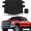 Picture of REEVAA Upgraded Car Windshield Cover for Ice & Snow [All-Weather Protection] Magnetic Fit Weatherproof Frost Cover, Car Winter Accessories, Fit for Full-Size Trucks/SUVs, MPV - X-Large (70''x54'')