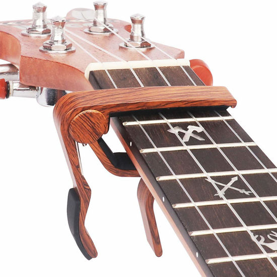Picture of WINGO Pro Ukulele Capo for Soprano Concert Baritone,Rosewood.