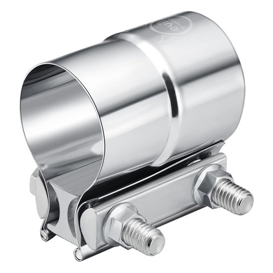 Picture of EVIL ENERGY 2.5'' Exhaust Clamp,Lap Joint Band Clamp Stainless Steel for Pipes,Mufflers,Catalytic Converters (1, 2.5 inch)