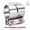 Picture of EVIL ENERGY 2.5'' Exhaust Clamp,Lap Joint Band Clamp Stainless Steel for Pipes,Mufflers,Catalytic Converters (1, 2.5 inch)