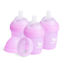 Picture of Herobility Double Anti-Colic Baby Bottles - 5 fl oz/140ml - 3-Pack - Purple