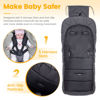 Picture of Orzbow Warm Bunting Bag Universal,Stroller Sleeping Bag Cold Weather,Waterproof Toddler Footmuff (Dark Grey, Large)