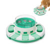 Picture of Potaroma Dog Puzzle Toy 2 Levels, Slow Feeder, Pup Food Treat Feeding Dispenser for IQ Training and Entertainment for All Breeds (Green White)