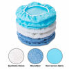 Picture of 20 Pieces Car Orbital Buffer Polisher Pad Bonnet Microfiber Max Baxer Bonnet Polishing Bonnet Buffing Pad Cover (7-8 Inches)