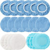 Picture of 20 Pieces Car Orbital Buffer Polisher Pad Bonnet Microfiber Max Baxer Bonnet Polishing Bonnet Buffing Pad Cover (3-4 Inches)