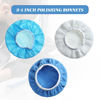 Picture of 20 Pieces Car Orbital Buffer Polisher Pad Bonnet Microfiber Max Baxer Bonnet Polishing Bonnet Buffing Pad Cover (3-4 Inches)