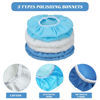 Picture of 20 Pieces Car Orbital Buffer Polisher Pad Bonnet Microfiber Max Baxer Bonnet Polishing Bonnet Buffing Pad Cover (3-4 Inches)