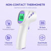 Picture of Forehead Thermometer for Adults, Kids & Babies, No-Touch Infrared Thermometer, Digital Thermometer with LCD Backlight Display, Fever Alarm and 1s Instant Reading - Purple