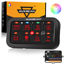 Picture of Auxbeam 8 Gang Switch Panel RA80 Toggle Momentary Pulsed RGB Dimmable Switch Panel Multifunction Switch Panel Easy Installation Marine Switch Panel IP65 Waterproof for Car Boat RV, 2 Years Warranty