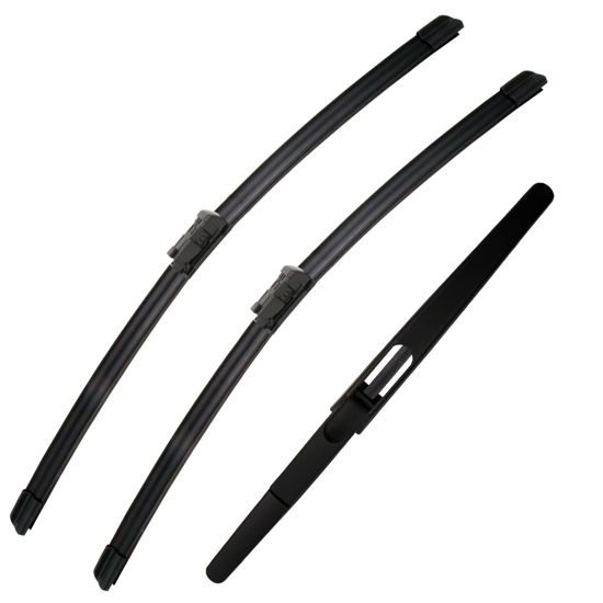 Picture of 3 Windshield Wipers Set-Mercedes Benz GL 2013-2016, GL450 GL350 GL550 ML 2012-2015 ML350 ML550 ML63 GLE Equipment Replacement - 26"+23"+12" (Pack of 3)