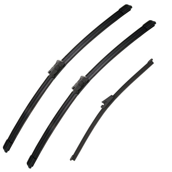 Picture of 3Pcs Windshield Wipers Blades for Volkswagen Tiguan 2007-2017, Original Equipment Automotive Replacement Windshield Wiper Blades for My Car-24"/21"/13" (Pack of 3)