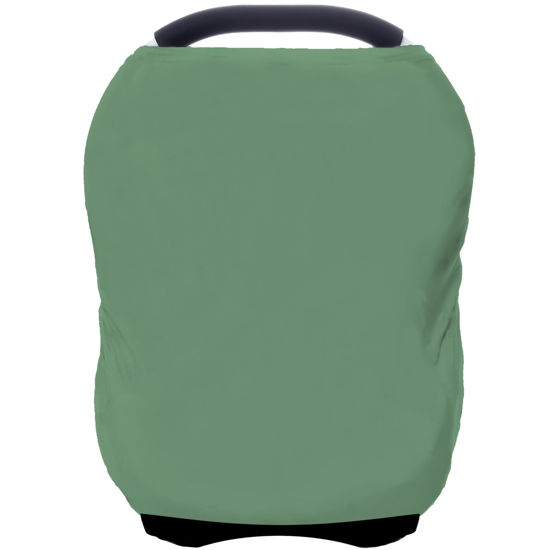 Picture of Car Seat Covers Baby - Multi-use Cover Carseat Canopy, Breathable Breastfeeding Cover, Car Seat Covers for Bbies, Boys & Girls Shower Gifts (Light Green)