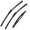 Picture of 3 Wipers Set for 2008 2009 2010 2011 2012 Ford Escape, Windshield Wiper Blades Original Equipment Replacement Front and Rear- 20"/20"/12" (Set of 3) Pinch Tap