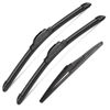 Picture of 3 Wipers Set for Fiat 500 2012 2013 2014 2015 2016 2017 2018 2019, Windshield Wiper Blades Original Equipment Replacement Front and Rear- 24"/14"/12A" (Pack of 3) J- HOOK
