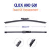 Picture of WOWIPER Rear Wiper Blade 15 inch (A383H), CLICK AND GO for Seat Tarraco 2020-2018 /Volkswagen Touareg 2018-2017 Back Windshield +More