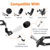 Picture of Amazon Basics Adjustable Microphone Stand, Pop Filter, Windscreen, for Blue Yeti, Snowball, Shure, Audio-Technica, other Mics, 14 inch