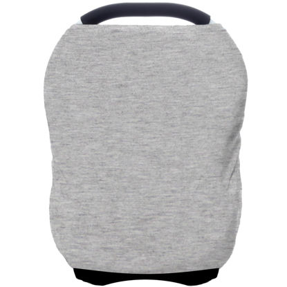 Picture of Car Seat Covers Baby - Multi-use Cover Carseat Canopy, Breathable Breastfeeding Cover, Car Seat Covers for Bbies, Boys & Girls Shower Gifts (Knit Grey)