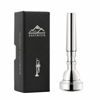 Picture of EastRock 7C Trumpet Mouthpiece Silver Plated Bb Trompeta Mouthpiece Trumpet Instrument Accessories Vacuum Packed
