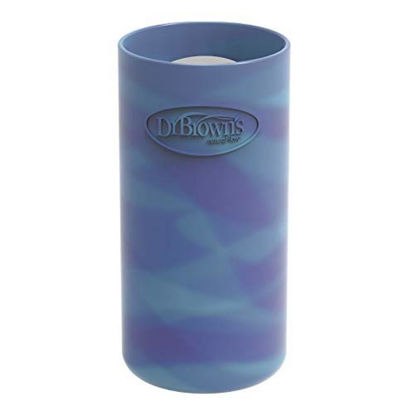 Picture of Dr. Brown's Natural Flow Options+ Glass Baby Bottle Sleeves,100% Silicone,8 oz,Narrow,Glow in the Dark