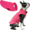Picture of Gooby Fleece Vest Dog Sweater - Pink, X-Small - Warm Pullover Fleece Dog Jacket with O-Ring Leash - Winter Small Dog Sweater Coat - Cold Weather Dog Clothes for Small Dogs Boy or Girl