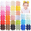 Picture of Choicbaby 2.3 Inches Mini Baby Hair Bows 60pcs Grosgrain Ribbon Toddler Hair Accessories with Alligator Clip Bow for Baby Girls Toddlers Gift