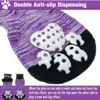Picture of PUPTECK Anti-Slip Dog Socks with Double Sides Grips for Small Medium Large Dogs Hardwood Floors Prevents Licking, Dog Shoes for Hot Pavement Traction Control Paw Protector for Senior Dogs